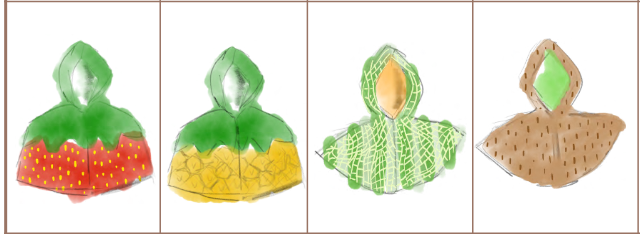 Petites capes fruitées